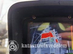 tűz kukoricatárolóban Nyírgyulajban