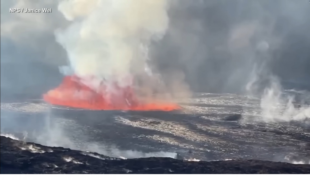 Kilauea vulkán kitörése 2022