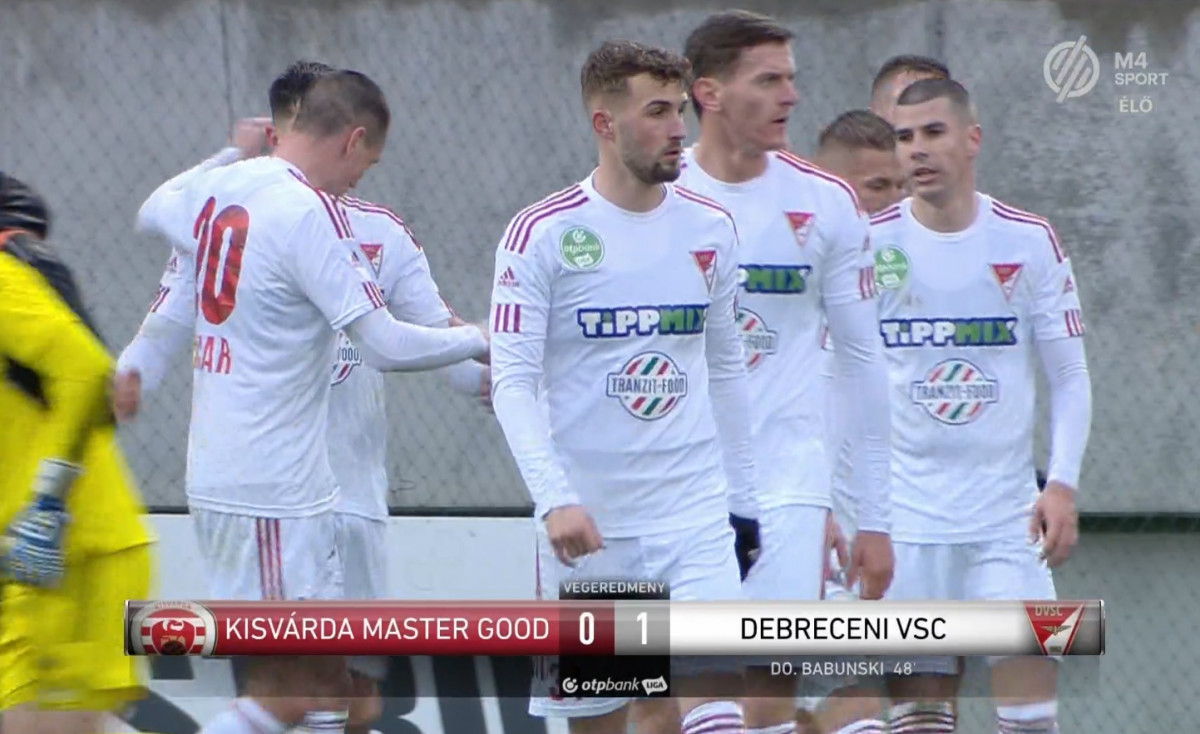 Kisvárda-DVSC 0-1