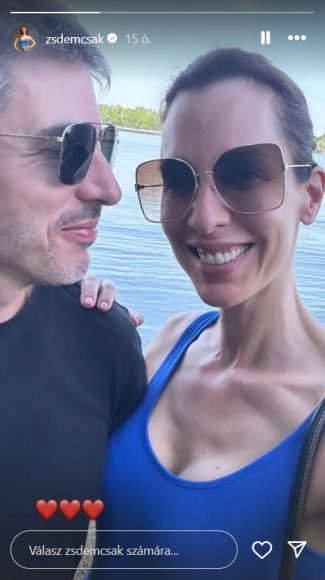 Demcsák Zsuzsa és férje