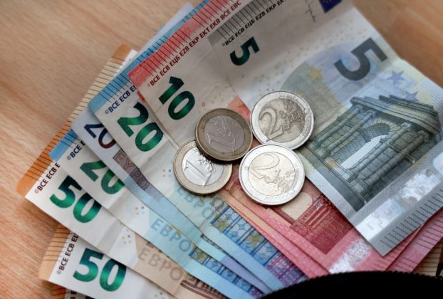 Euró, pénz, illusztráció, gazdaság