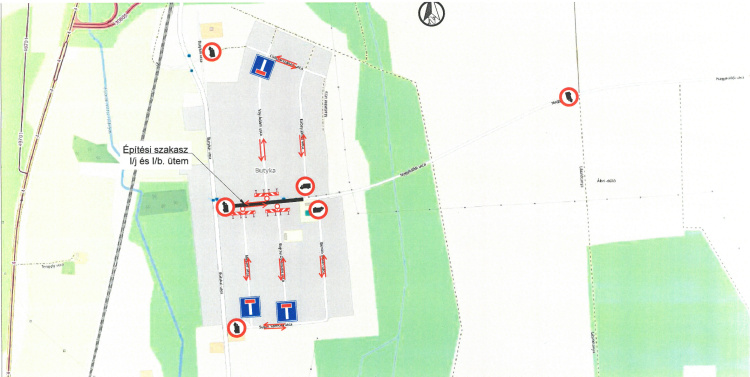 Félpályás útzárat vezetnek be a nyíregyházi ipari park fejlesztése miatt Nagykállónál