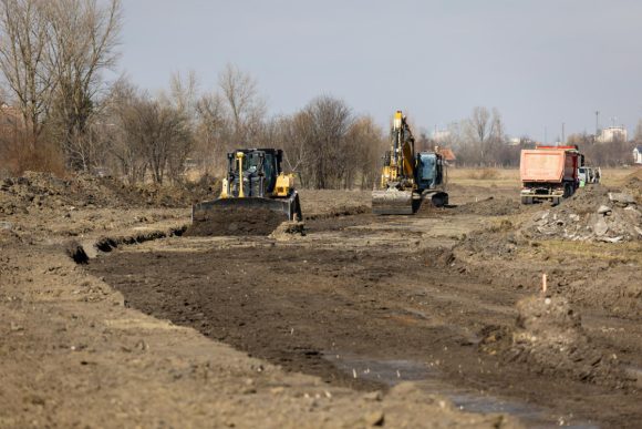 Megkezdődött a majorsági út építése a déli városrészben