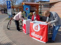 Tüntetés Nyíregyházán, a Jósa András kórháznál