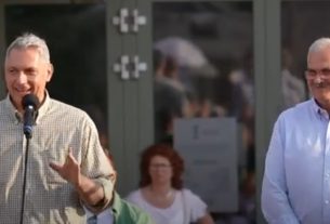 Lázár János és Simon Miklós Nagykállóban