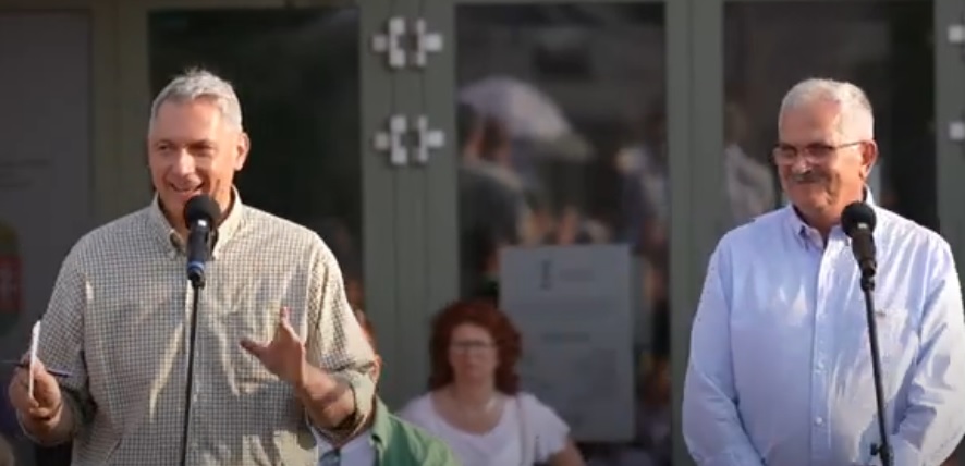 Lázár János és Simon Miklós Nagykállóban