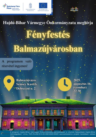 Fénybe borul a balmazújvárosi Semsey Kastély