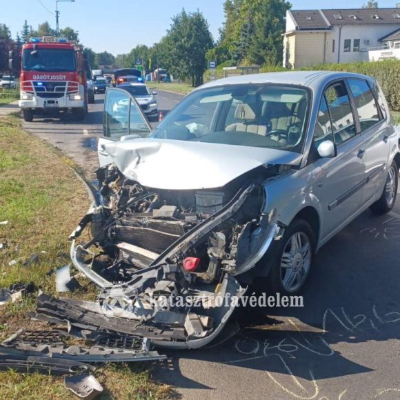 Hármas karambol Nyíregyházán