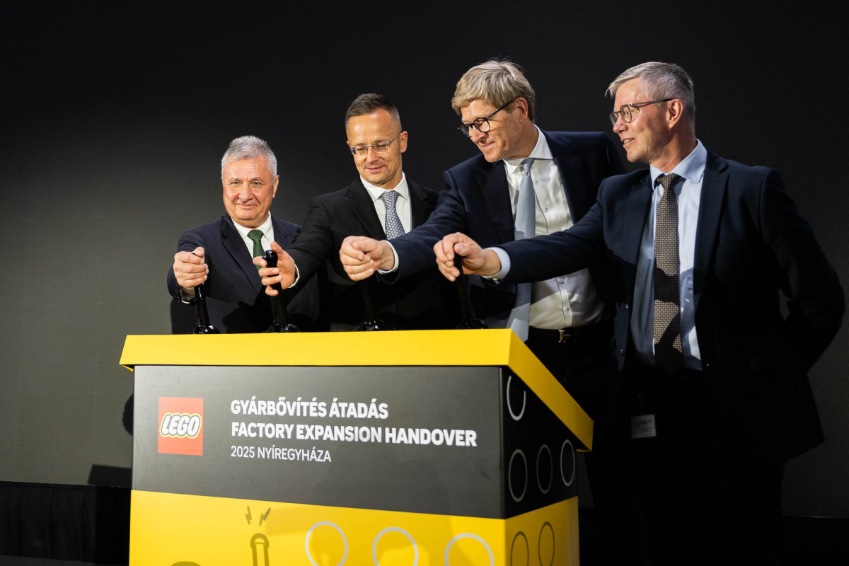 A világ második legnagyobb LEGO-gyára jött létre Nyíregyházán