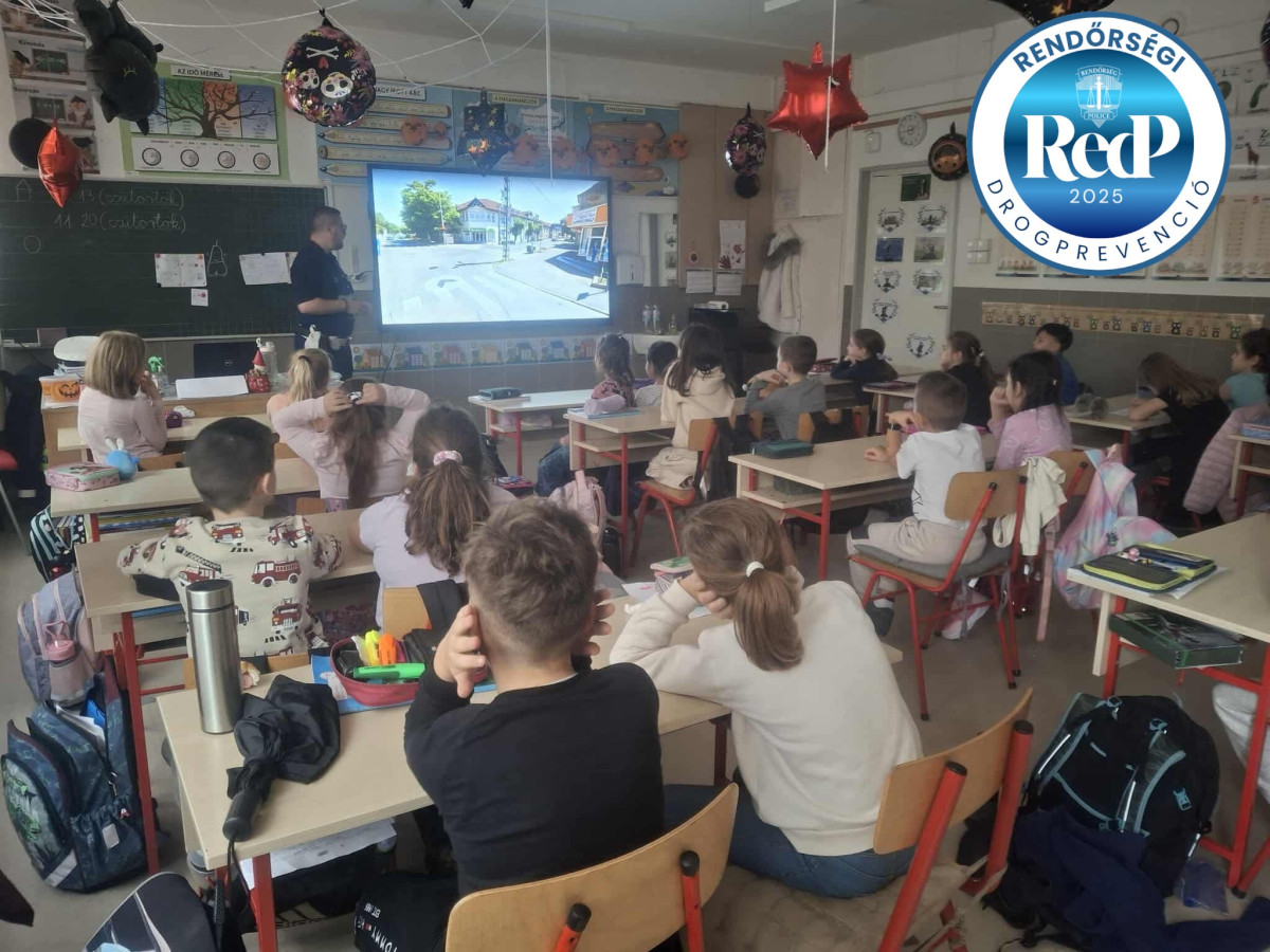 A kábítószerek használatának veszélyeiről tartottak előadást a nyírtassi diákoknak