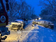 Hármas karambol történt a 4127-es úton, Zsarolyánnál