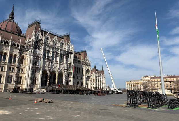 március 15-i nemzeti ünnep Budapesten - előkészületek