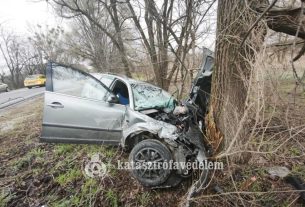 Csúnya baleset történt Baktalórántházánál