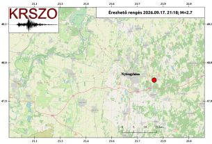 Földrengés volt Nagykálló közelében