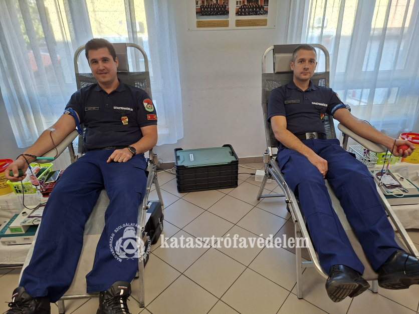 Véradást szerveznek a nyíregyházi tűzoltóságon