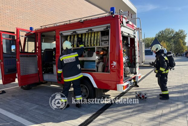 Minősítő gyakorlatot tartottak a nagykállói tűzoltók
