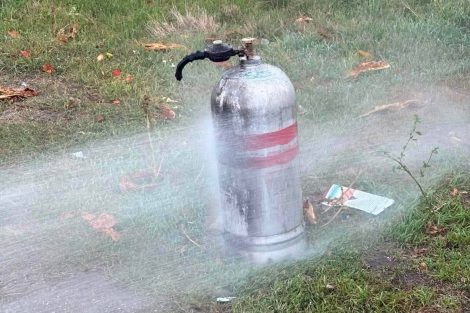 Gázpalack gyulladt ki Demecserben