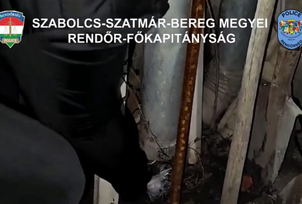 Ereszcsatornába rejtették a drogot Kemecsén